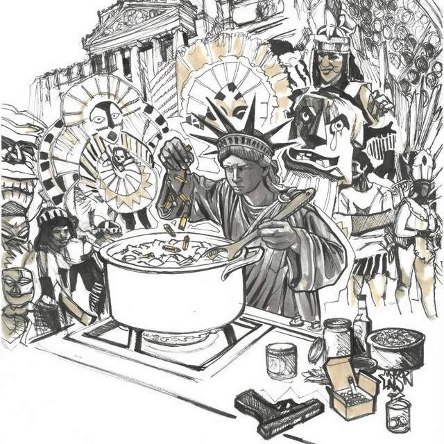 Gun shots in Meh Cook Up cover