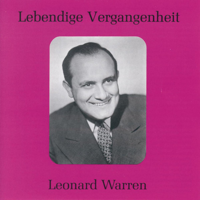 Lebendige Vergangenheit - Leonard Warren cover art