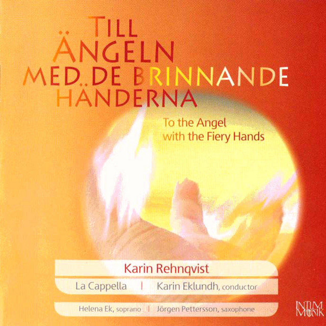 Till ängeln med de brinnande händerna (To the Angel with the fiery hands) cover art