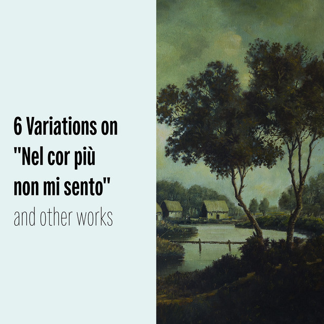"6 Variations on Nel cor più non mi sento" and other works