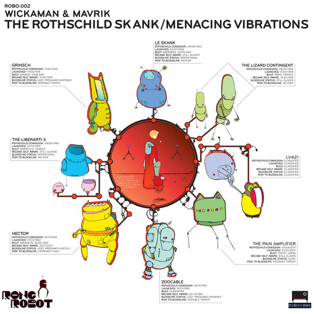 The Rothschild Skank / Menacing Vibrations cover art