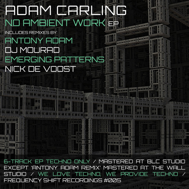 No Ambient Work EP cover art