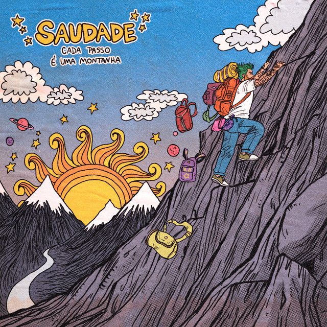Capa de cada passo é uma montanha - saudade