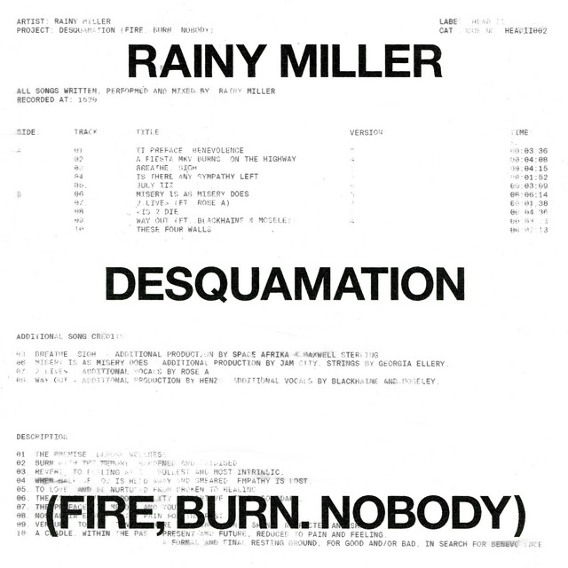 Desquamation (Fire, Burn. Nobody) cover art