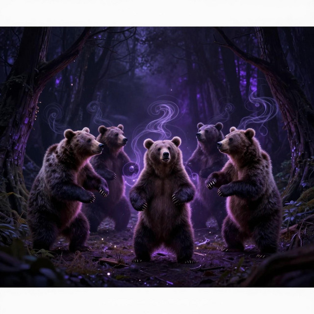 Bears on the Dance Floor artwork by Christopher Wheeler