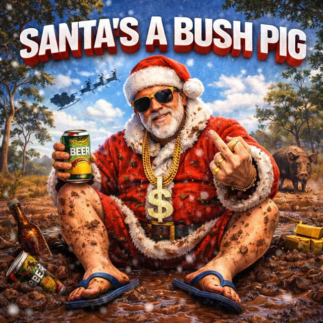 SANTA'S A BUSH PIG cover