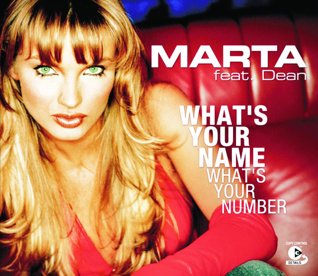 What's Your Name (What's Your Number) cover art