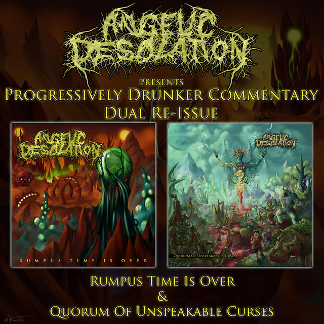 Progressively Drunker Commentary Dual Re-Issue (Rumpus Time Is Over & Quorum Of Unspeakable Curses) cover art
