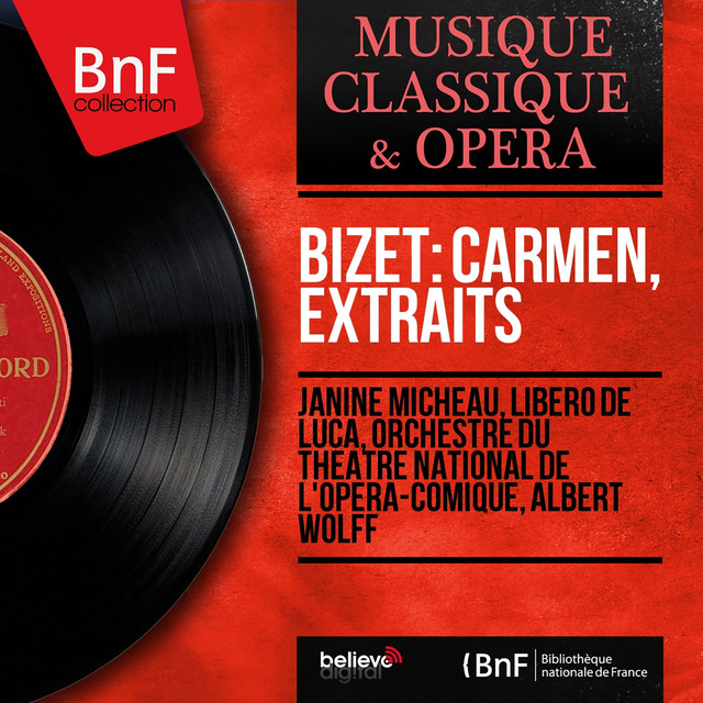 Bizet: Carmen, extraits (Mono Version) cover art