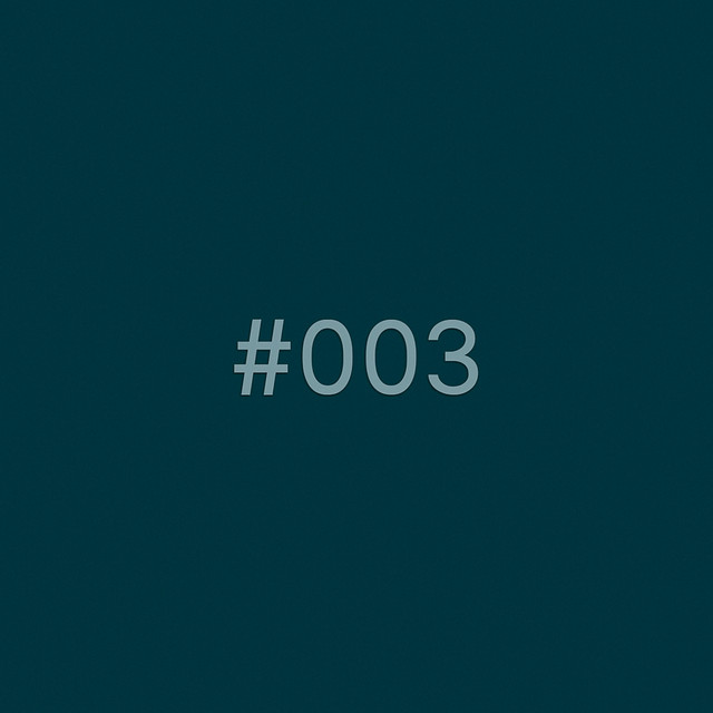 #003 cover art