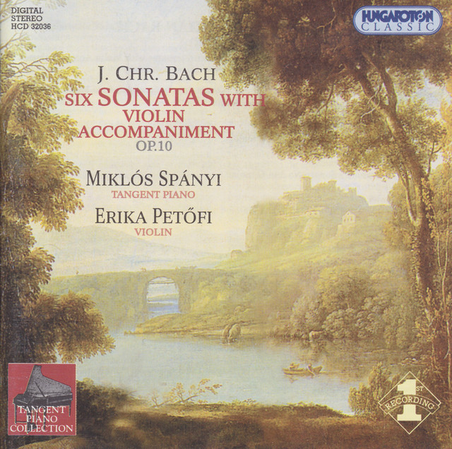 Bach, J.C.: 6 Keyboard Sonatas With Violin Accompaniment, Op. 10 cover art