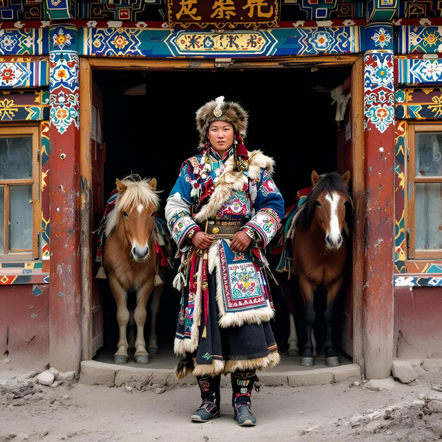 Jakob Welik – The Mongolian Caravan Storm over the Steppes