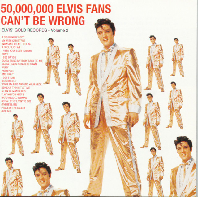 Elvis Presley エルヴィス 限定7500枚　プレート2 22K 50,000,000 Elvis Fans Can't Be Wrong - Elvis' Gold Records, Volume