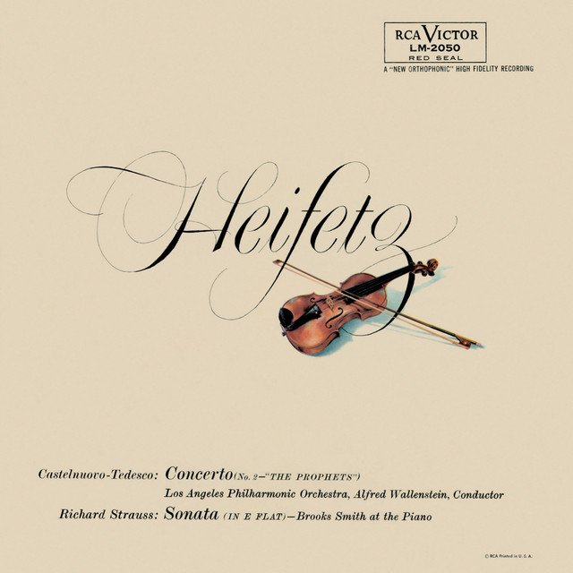 Tedesco: Violin Concerto No. 2, Op. 66 "I profeti", Strauss: Sonata, Op. 18, in E-Flat