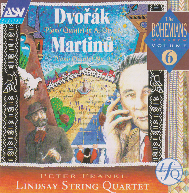 Dvorak, Martinu: Piano Quintets cover art