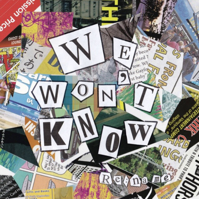We Won't Know cover art