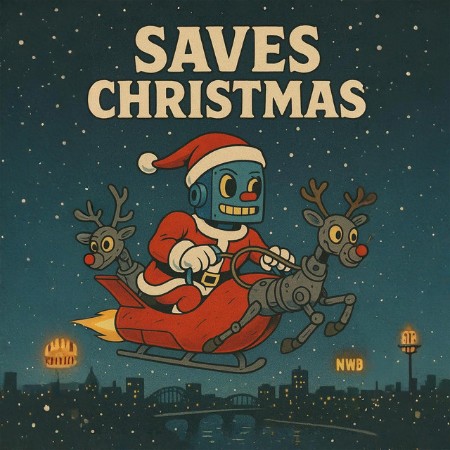 SAVES CHRISTMAS cover art