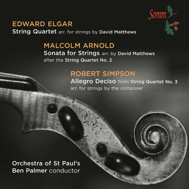 Elgar: String Quartet - Arnold: Sonata for Strings - Simpson: Allegro deciso cover art