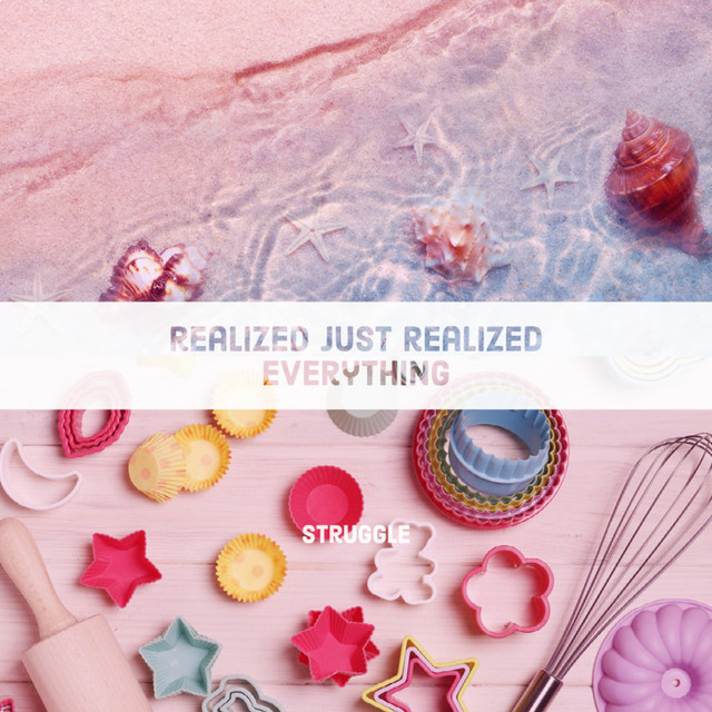 realized just realized everything cover art