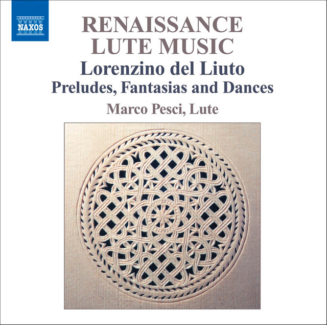 Lorenzino Del Liuto: Lute Music cover