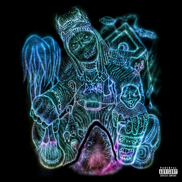 space & palm trees album image