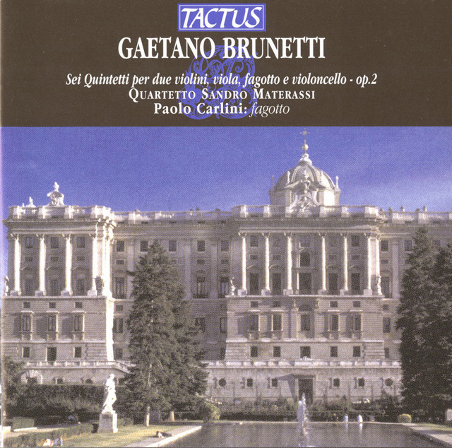 Quintet No. 3 for 2 Violins, Viola, Bassoon and Cello, Op. 2: IV. Finale allegro non molto cover art