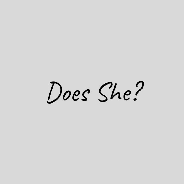 Does She? cover art