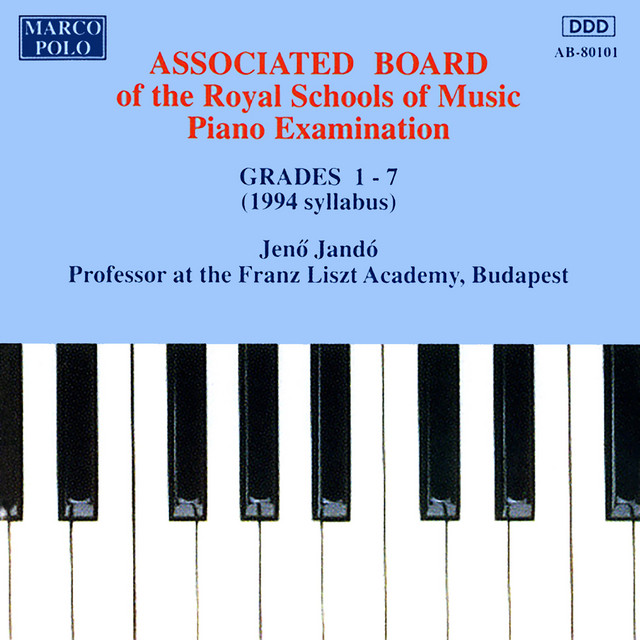 Piano Music For Students: Associated Board Piano Examination, Grades 1-7 cover art