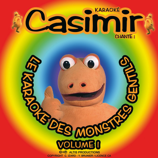 Casimir karaoke (Le karaoke des monstres gentils, vol. 1) cover art
