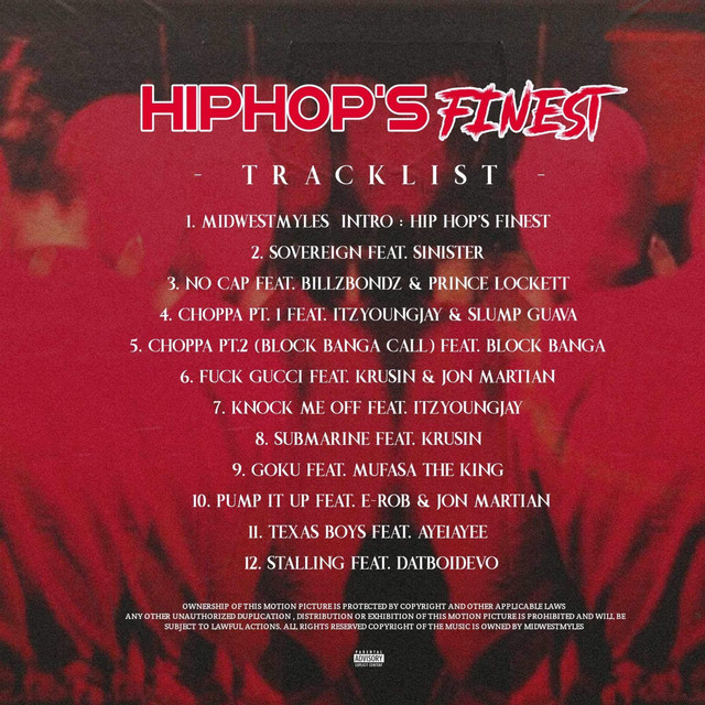 MidwestMyles Presents: Hip Hop's Finest cover art