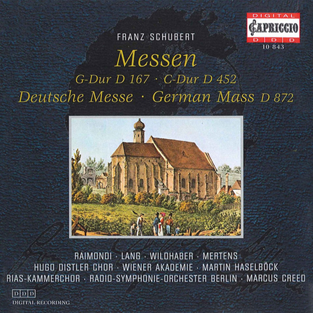 Schubert: Masses Nos. 2 and 4 / Deutsche Messe, D. 872 cover