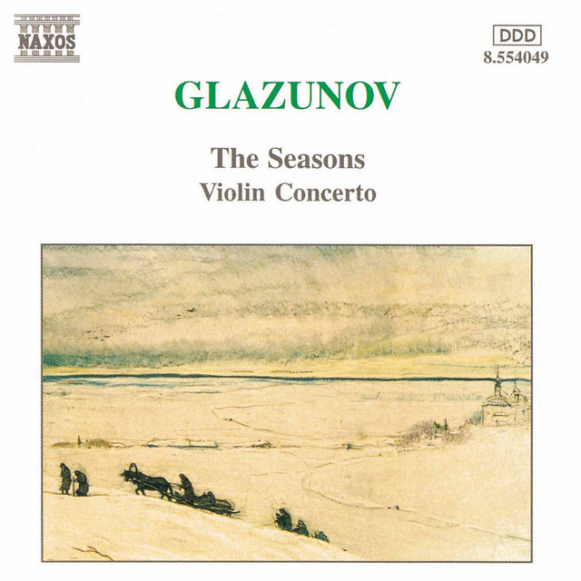 Glazunov: Violin Concerto in A Minor / The Seasons cover art