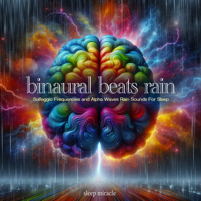 Binaural Beats Rain - Solfeggio Frequencies and Alpha Waves Rain Sounds For Sleep cover art