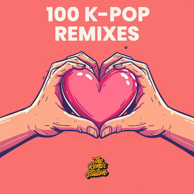 100 kpop hits but lofi cover art