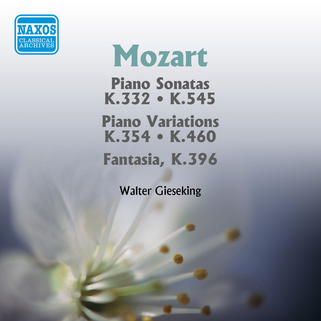Mozart: Piano Sonatas Nos. 12 and 16 (Gieseking) (1953-54)
