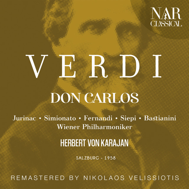 Don Carlo, IGV 7, Act II: "Qui Carlo! O ciel!" (Elisabetta, Rodrigo, Filippo, Don Carlo, Deputati Fiamminghi, Coro, Tebaldo) cover art