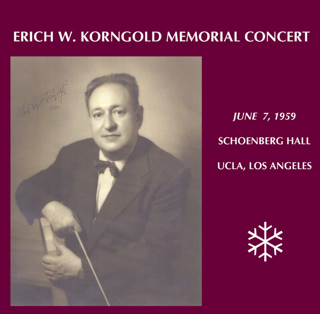 Korngold Memorial Concert (1959) cover