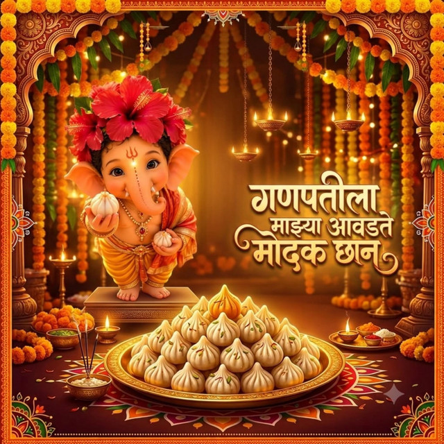 Ganpatila Majhe Avadte Modak Chhan album image