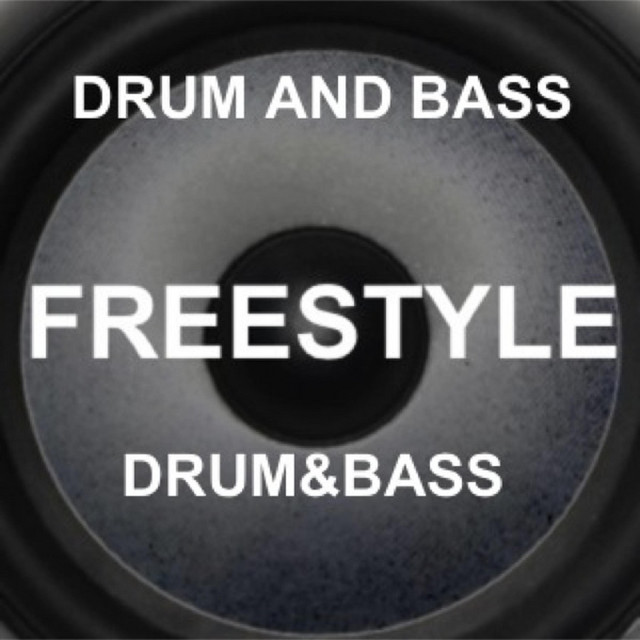 Drum and bass cover art