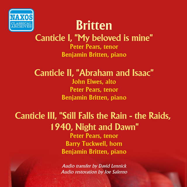 Britten: 3 Canticles