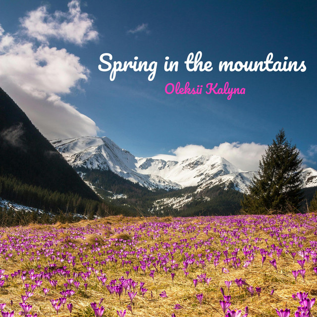 Обкладинка: Spring in the mountains — Oleksii Kalyna