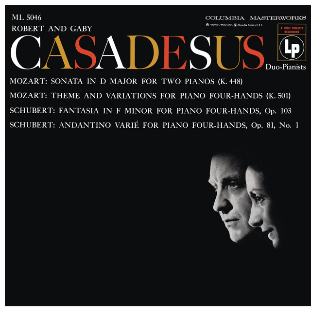 Mozart: Sonata for 2 Pianos, K. 448 & Andante with 5 Variations, K. 501 - Schubert: Fantasia, D. 940 & Andantino varié, D. 823 cover art