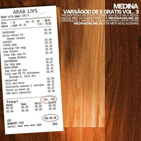 Varsågod De E Gratis Vol 3 cover art