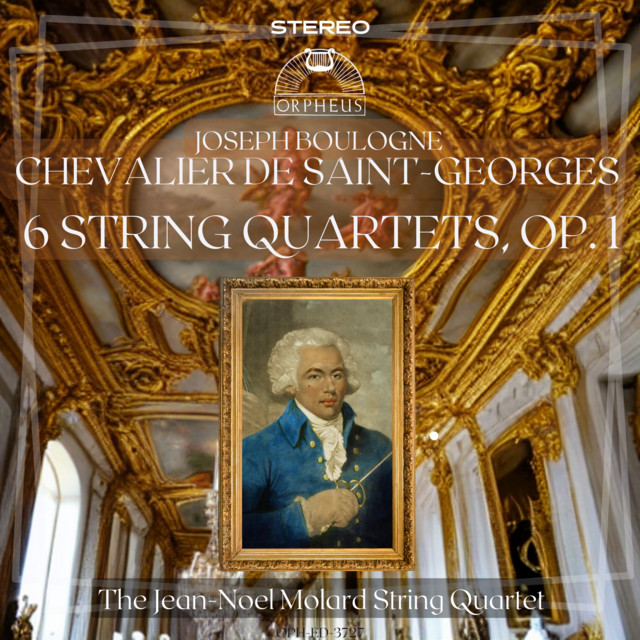 Boulogne (Chevalier de Saint-Georges): 6 String Quartets, Op. 1 cover art