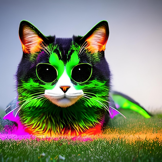 Cover art: Lucky, Smart, Funny. — Mad Cat.