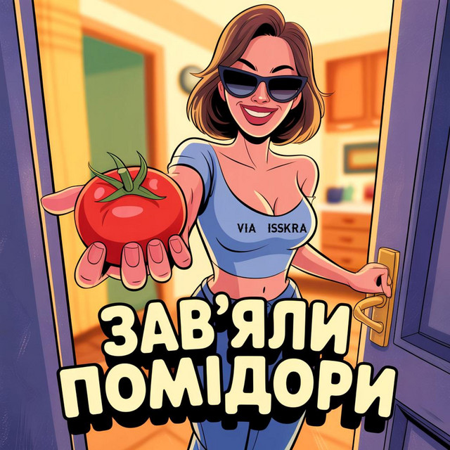 Обкладинка: ЗАВ'ЯЛИ ПОМІДОРИ — VIA ISSKRA
