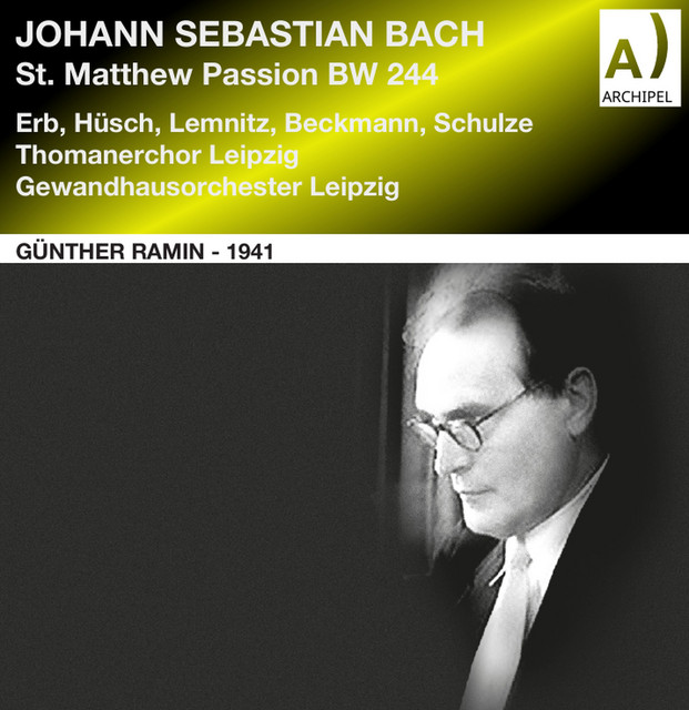St. Matthew Passion conducted by Günther Ramin the legendary 1941 Recording HD Mastering (Studio)