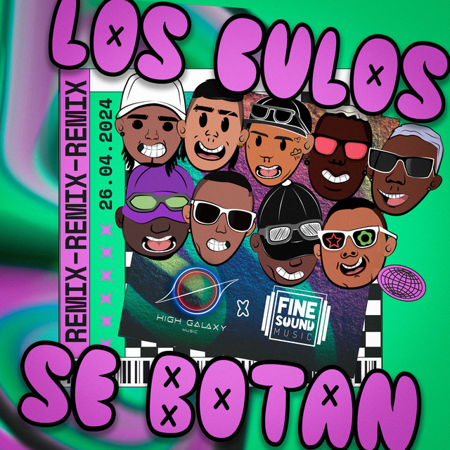 Los Culos Se Botan Remix (feat. Reboll333, Robin Rouse, Los Farandulay, DFZM, High Galaxy Music & FineSound Music) cover art