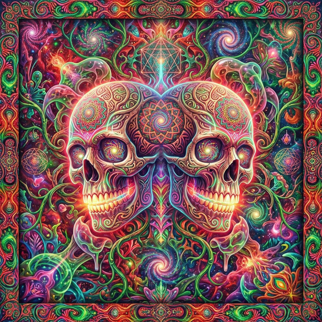 DMT Skull Portal — Psy Dub Mandala cover art