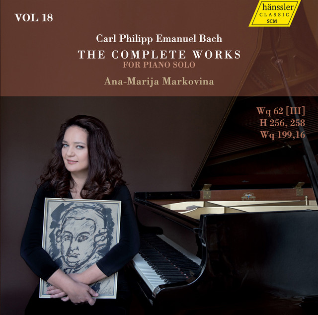C.P.E. Bach: The Complete Works for Piano Solo, Vol. 18 cover art